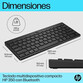 HP 350 Teclado Bluetooth Compacto PC, Mac, Android, iOS Negro HP 350 Teclado Bluetooth Compacto PC, Mac, Android, iOS Negro