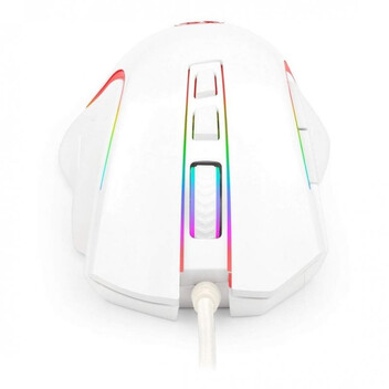 Redragon M607W Griffin Ratón Gaming RGB 7200 DPI Blanco