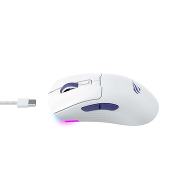 Ratón Havit 6950676229837 Inalámbrico/Batería 10000 DPI Blanco 7 Botones RGB Ratón Havit 6950676229837 Inalámbrico/Batería 10000 DPI Blanco 7 Botones RGB