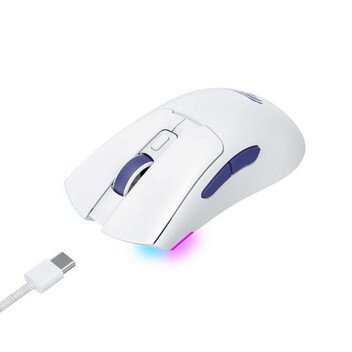 Ratón Havit 6950676229837 Inalámbrico/Batería 10000 DPI Blanco 7 Botones RGB Ratón Havit 6950676229837 Inalámbrico/Batería 10000 DPI Blanco 7 Botones RGB