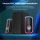 Vertux Sonicthunder-50 Altavoces Gaming 2.1 RGB Bluetooth 50W