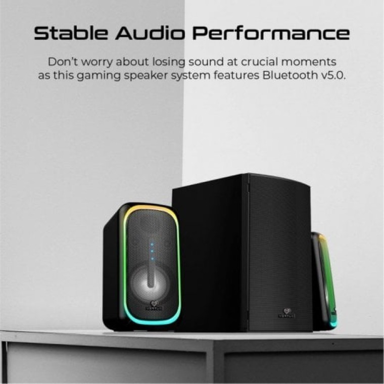 Vertux Sonicthunder-50 Altavoces Gaming 2.1 RGB Bluetooth 50W