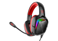 Vertux Miami Auriculares Gaming 7.1 RGB Rojo