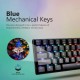 Vertux VertuPro-80 Teclado Mecánico Gaming Inalámbrico RGB TKL Switch Azul Layout Inglés