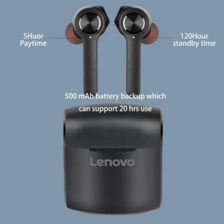 Lenovo HT-20 Auriculares Inalámbricos Negros