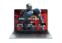 Portátil Vanwin NS316 16,1" Ryzen 7 7735HS 16GB 512GB SSD WiFi 6 Huella Gris