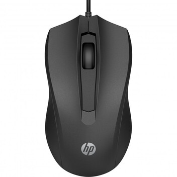 HP Wired 100 Ratón 1600 DPI Negro HP Wired 100 Ratón 1600 DPI Negro