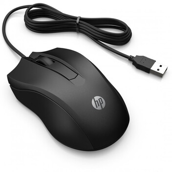 HP Wired 100 Ratón 1600 DPI Negro HP Wired 100 Ratón 1600 DPI Negro