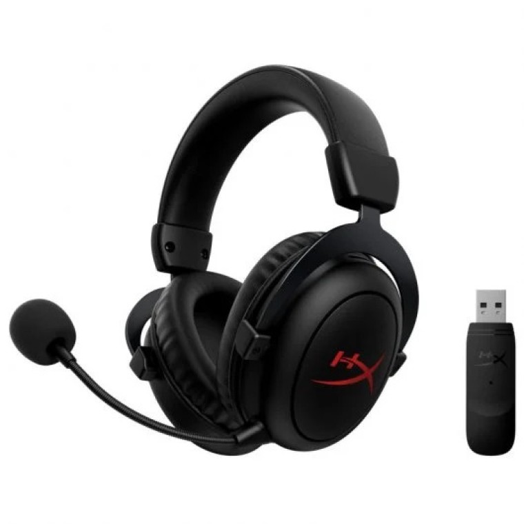 HyperX Cloud II Core Auriculares Gaming Inalámbricos DTS Negro/Rojo