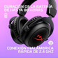 HyperX Cloud II Core Auriculares Gaming Inalámbricos DTS Negro/Rojo