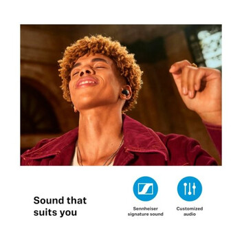 Sennheiser Accentum True Wireless Auriculares Inalámbricos con Cancelación de Ruido Negros Sennheiser Accentum True Wireless Auriculares Inalámbricos con Cancelación de Ruido Negros
