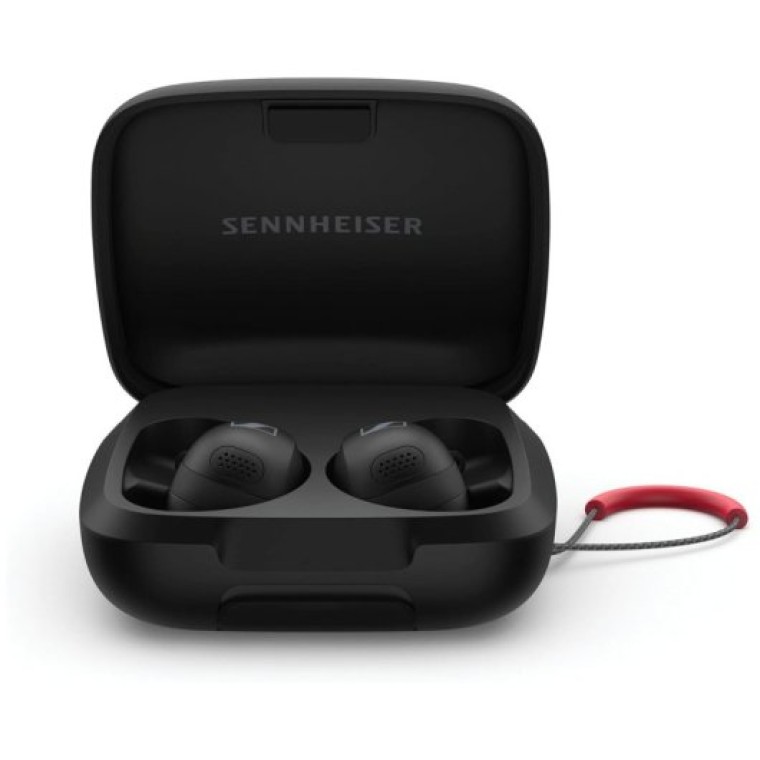 Sennheiser Momentum Sport Auriculares Inalámbricos con Cancelación de Ruido Negros