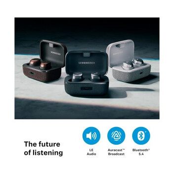 Sennheiser Momentum True Wireless 4 Auriculares Bluetooth con Cancelación de Ruido Grafito Negro Sennheiser Momentum True Wireless 4 Auriculares Bluetooth con Cancelación de Ruido Grafito Negro