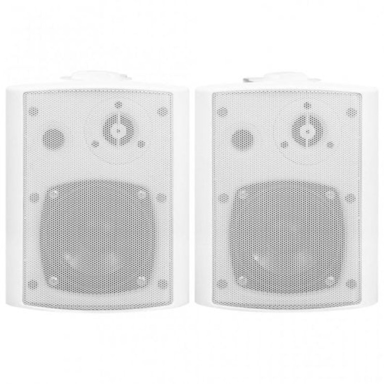 VidaXL Altavoces de Pared para Interior/Exterior 80W Blanco