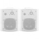 VidaXL Altavoces de Pared para Interior/Exterior 80W Blanco