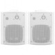 VidaXL Altavoces de Pared para Interior/Exterior 100W Blanco