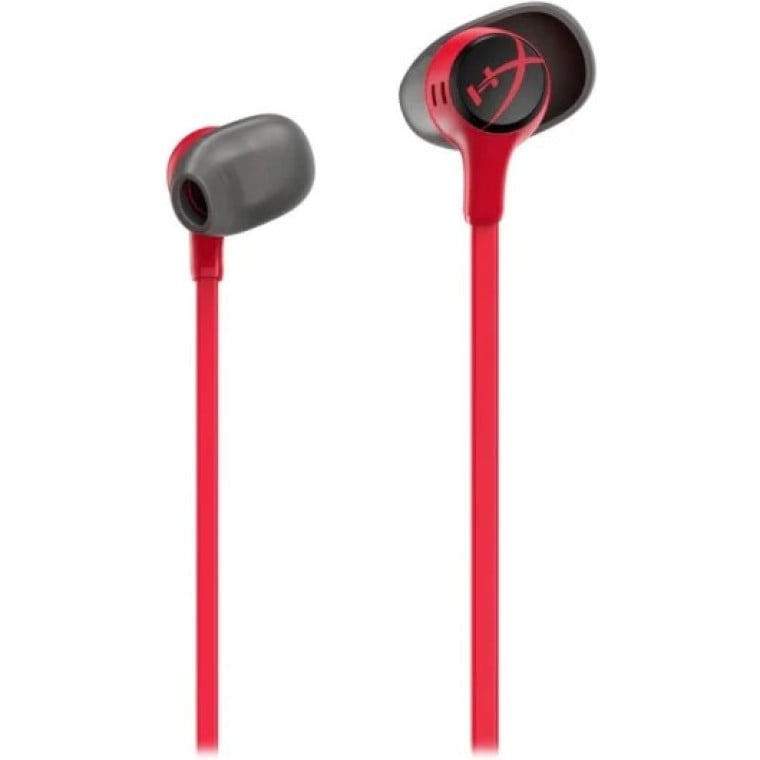 HyperX Earbuds II Auriculares Gaming Intraurales con Micrófono Rojos