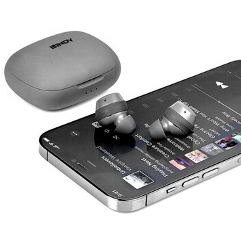 Lindy LE400W Auriculares Inalámbricos Grises Lindy LE400W Auriculares Inalámbricos Grises