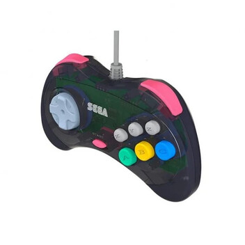 Retro-Bit Sega Saturn Gamepad Slate Grey Retro-Bit Sega Saturn Gamepad Slate Grey