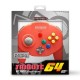 Retro-Bit Tribute 64 Gamepad USB para Nintendo64 Rojo