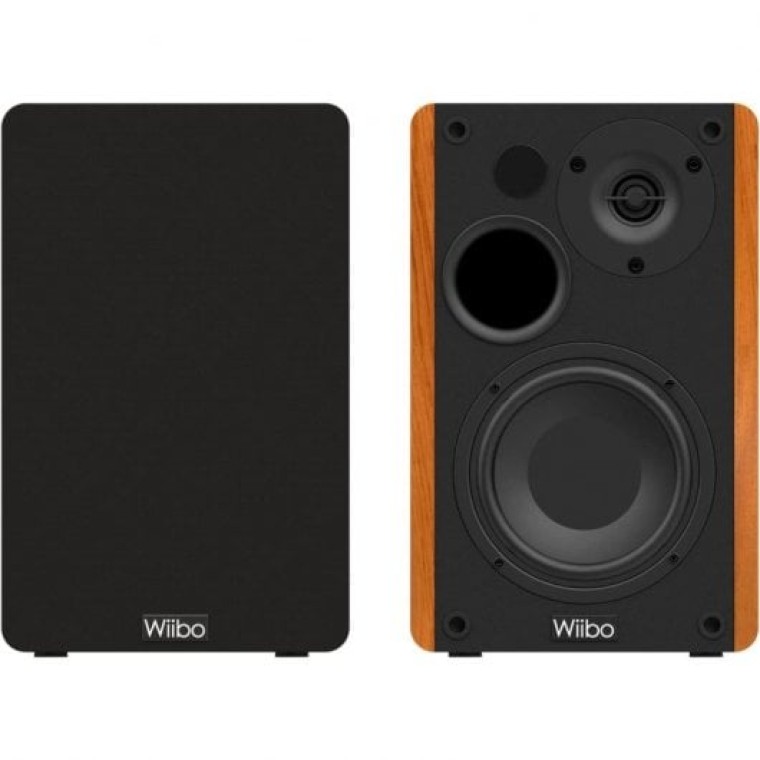 Wiibo Oxy 405BT Altavoces Bluetooth 4 Pulgadas 2 Vías Nogal