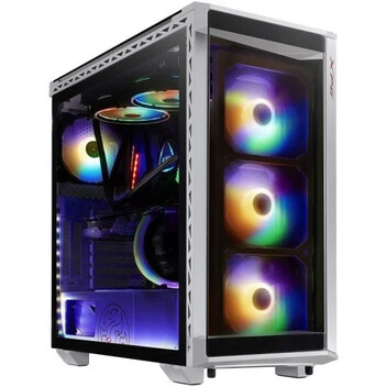 Adata XPG Battlecruiser ARGB Cristal Templado USB-C Blanca Adata XPG Battlecruiser ARGB Cristal Templado USB-C Blanca