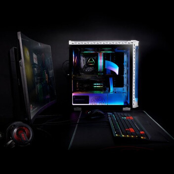 Adata XPG Battlecruiser ARGB Cristal Templado USB-C Blanca Adata XPG Battlecruiser ARGB Cristal Templado USB-C Blanca