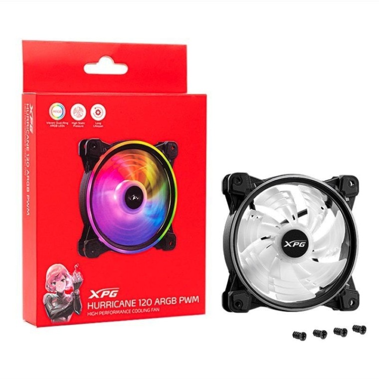 XPG Hurricane ARGB PWM Ventilador Suplementario 120mm