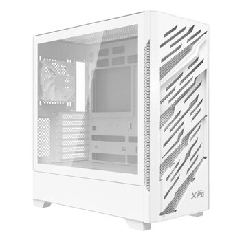 Torre PC Gabinete XPG STARKER AIR BTF Blanco ATX E-ATX Vidrio Templado RGB 4 Ventiladores USB-C