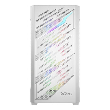 Torre PC Gabinete XPG STARKER AIR BTF Blanco ATX E-ATX Vidrio Templado RGB 4 Ventiladores USB-C