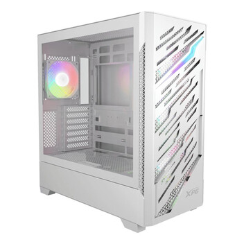 Torre PC Gabinete XPG STARKER AIR BTF Blanco ATX E-ATX Vidrio Templado RGB 4 Ventiladores USB-C