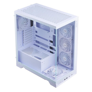 Torre PC Torre XPG Invader X BTF Blanca ATX Vidrio Templado Soporta 10 Ventiladores Cableado Inverso