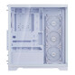 Torre PC Torre XPG Invader X BTF Blanca ATX Vidrio Templado Soporta 10 Ventiladores Cableado Inverso