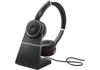 Jabra Evolve 75 MS Auriculares Bluetooth con Base Negro