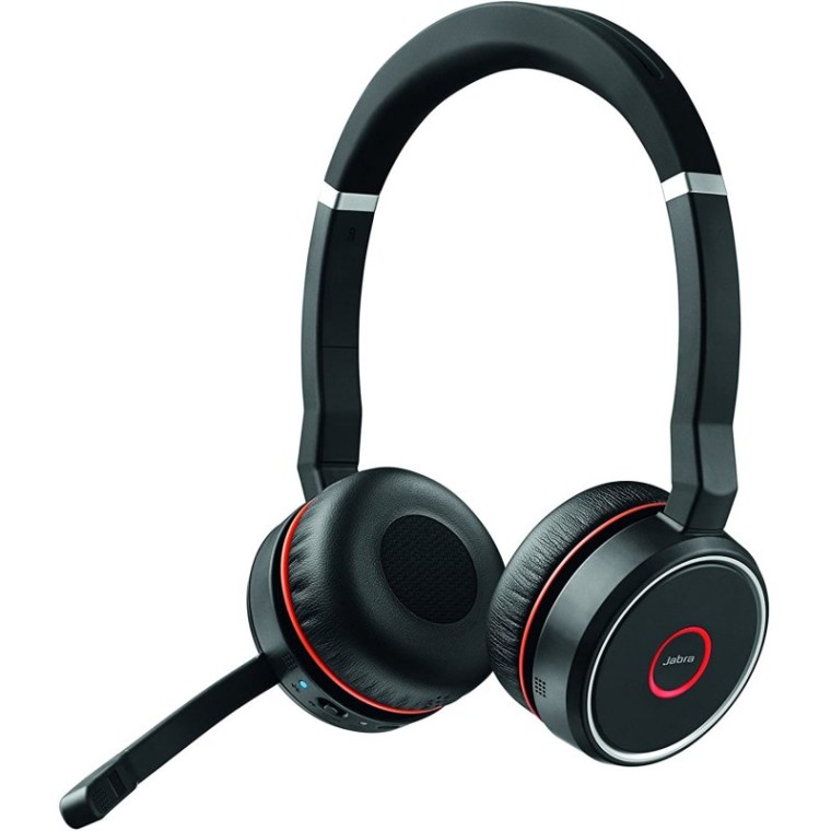 Jabra Evolve 75 MS Auriculares Bluetooth con Base Negro