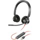 Poly Blackwire 3320 USB-A Certificado Microsoft Teams Auriculares con Micrófono Negros