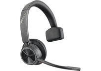 Poly Voyager 4310 USB-A Auriculares Inalámbricos Negros + Dongle Bluetooth BT700