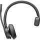 Poly Voyager 4310 USB-A Auriculares Inalámbricos Negros + Dongle Bluetooth BT700