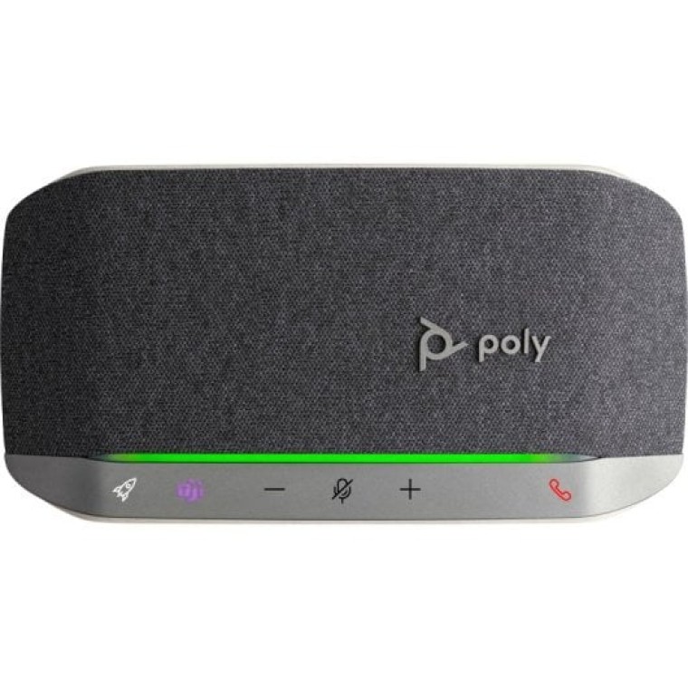 Poly Sync-20 Altavoz Portátil Bluetooth para Conferencias Plata