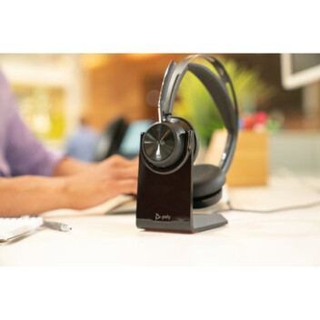 Poly Voyager Focus 2 Auriculares Inalámbricos Estéreo Negros