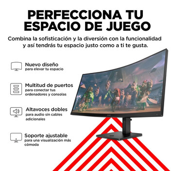 HP OMEN 34c 34" WQHD 165Hz FreeSync Premium Curva
