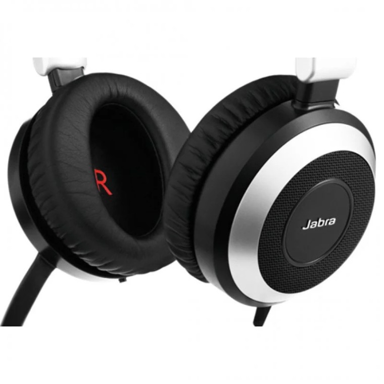 Jabra Evolve 80 UC Auriculares con Micrófono Negros