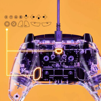 HyperX Clutch Gladiate RGB Gamepad para Xbox Series/PC HyperX Clutch Gladiate RGB Gamepad para Xbox Series/PC