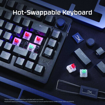 HyperX Alloy Rise 75 Teclado Mecánico Gaming RGB Negro HyperX Alloy Rise 75 Teclado Mecánico Gaming RGB Negro