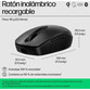 Ratón HP inalámbrico recargable, 6 Botones Ajustables, Bluetooth, 4000 PPP, Rueda Inclinable, Negro