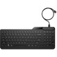 Teclado HP 405 QWERTY ES Membrana Retroiluminado USB 12 Teclas Programables Negro