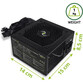 Tecnoware Fuente Alimentación ATX 500W Negra Tecnoware Fuente Alimentación ATX 500W Negra