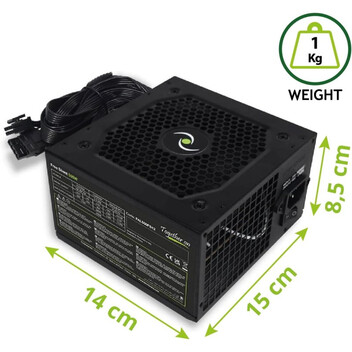 Tecnoware Fuente Alimentación ATX 550W Negra Tecnoware Fuente Alimentación ATX 550W Negra