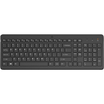 Teclado mecánico HP 225 Wireless Keyboard Layout ES inalámbrico tamaño completo negro