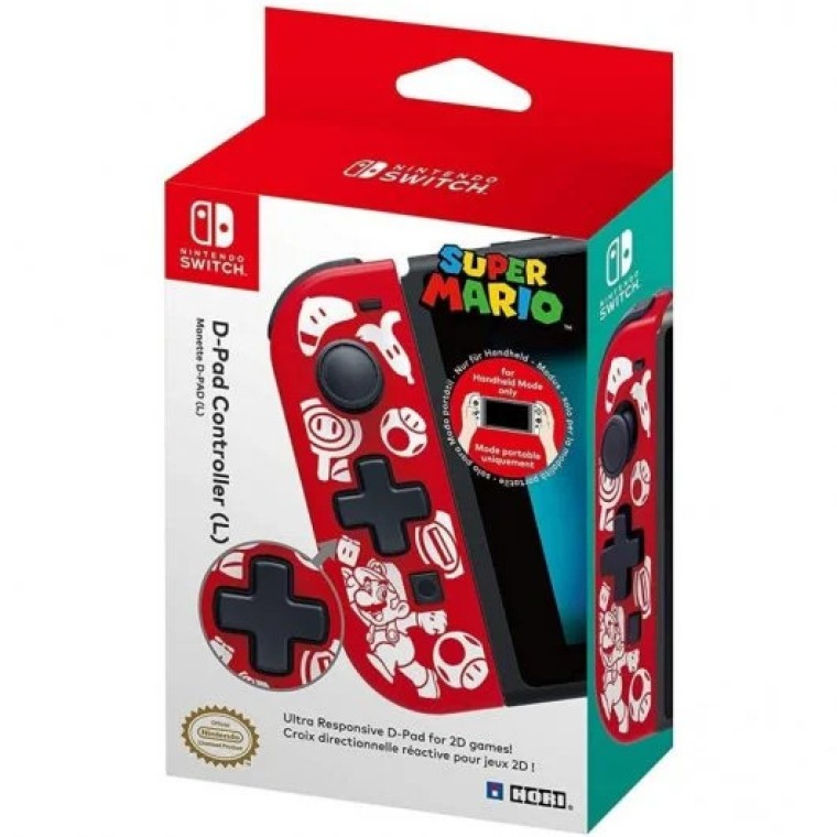 Hori Controlador D-Pad Izquierdo Super Mario para Nintendo Switch